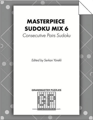 Masterpiece Sudoku Mix 6: Consecutive Pairs Sudoku