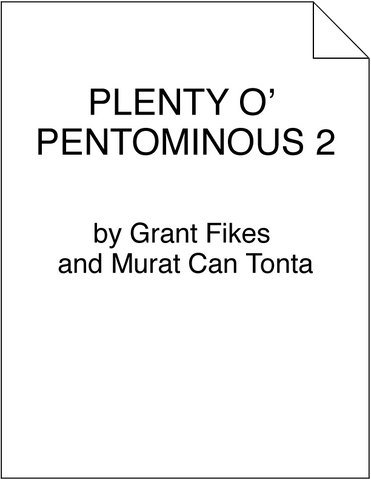 Plenty o' Pentominous 2