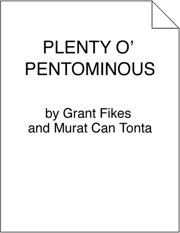 Plenty o' Pentominous