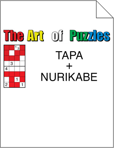 The Art of Puzzles: Tapa and Nurikabe